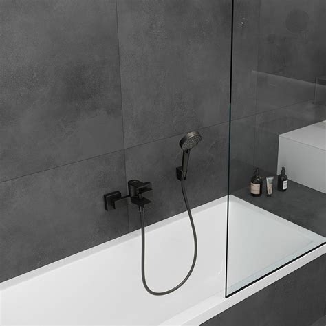 Hansgrohe Vernis Shape Exposed Single Lever Bath Shower Mixer Matt