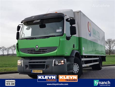 Renault PREMIUM 380 19 5t Airco 3t Lift Box Truck For Sale Netherlands