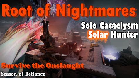 Root Of Nightmares Raid Solo Cataclysm Encounter Solar Hunter