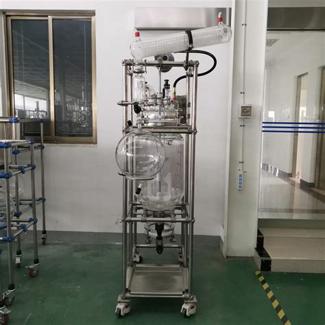 L L L L L L Laboratory Chemical Reactor Jacketed Double