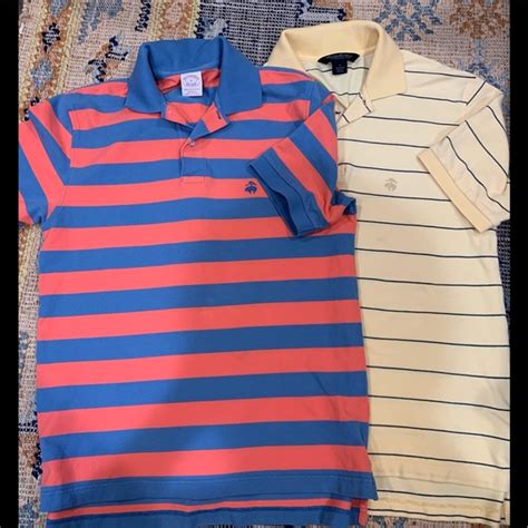 Brooks Brothers Shirts Lot Of 2 Brooks Brothers Striped Polos S And