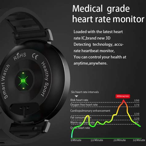 2018 intelligent band medical grade heart rate monitor blood pressure ...