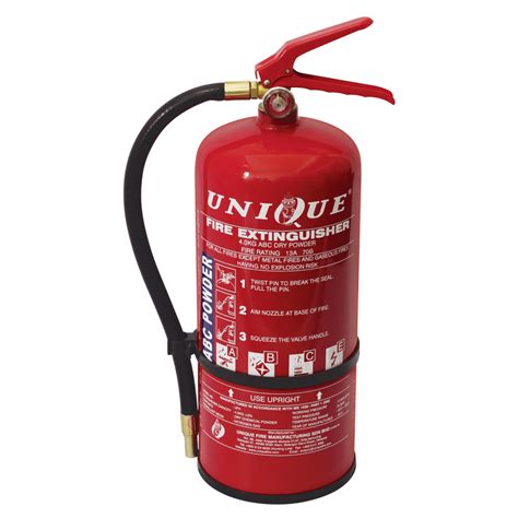 4 Kg Dry Powder Fire Extinguisher Unique Fire Holdings