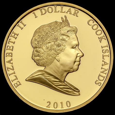Cook Islands 2010 William & Catherine One Dollar Coin