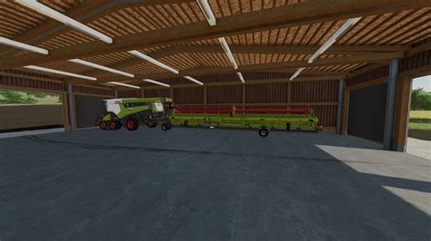 Drewniany garaż v1 0 0 0 Farming Simulator 25 Mody FS22 Mody