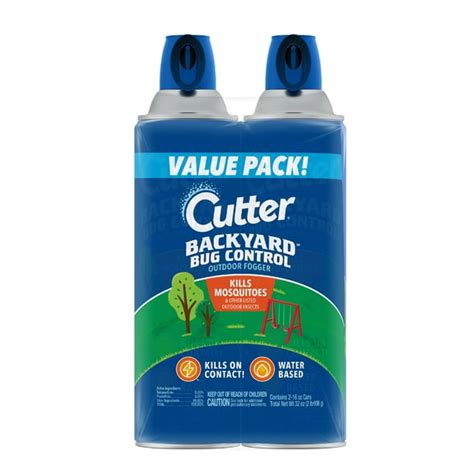 Cutter Backyard Bug Control 16 Ounce Outdoor Insect Fogger 2 Pack