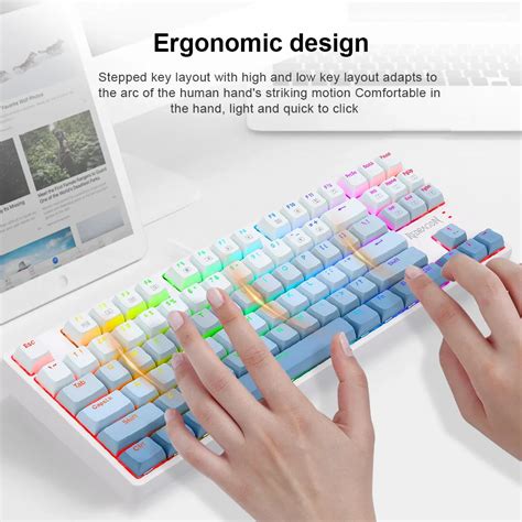 Redragon Cass Rgb Keys Mechanical Gaming Keyboard Blue Switch K W