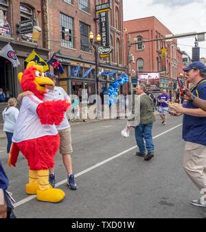 Nashville Sounds baseball team mascot Nash the Rooster Booster on ...