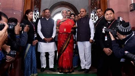 A Look At Nirmala Sitharaman S Saree Choices For Budget Sessions Over