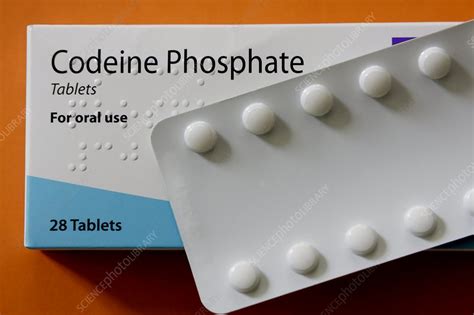 Codeine Phosphate Tablets Stock Image C0475769 Science Photo Library