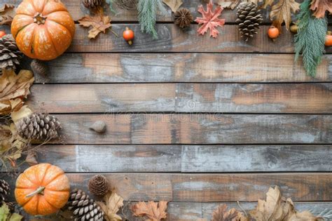 Rustic Wooden Background with a Thanksgiving Theme and Many Wooden Slats Stock Illustration ...