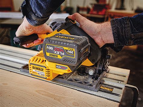 Dewalt Flexvolt Track Saw 60v Max Cordless Woodworkers Journal