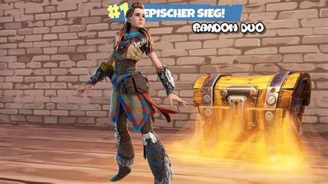 Aloy Regelt In Fortnite Epischer Sieg Isss Daaaa Random Duo YouTube