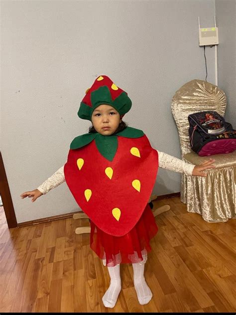 Костюм клубнички, strawberry | Kostum, Buah