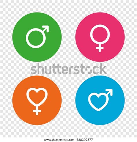 Male Female Sex Icons Man Woman Stock Vector Royalty Free 588309377 Shutterstock
