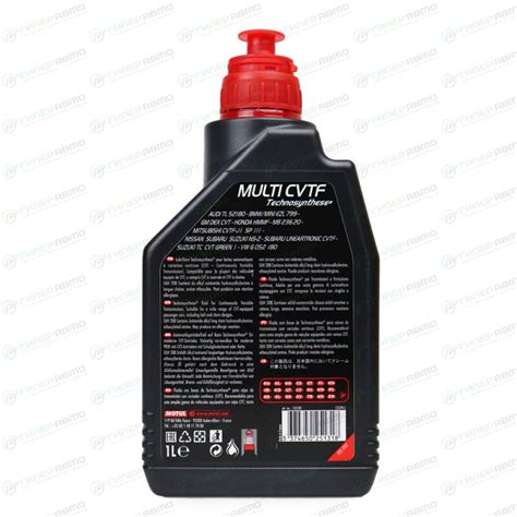 Масло трансмиссионное MOTUL CVTF Multi синтетическое, универсальное, 1л ...