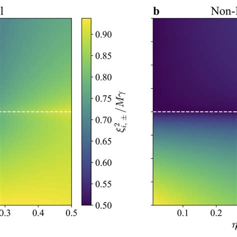 Colormaps Of Quantum Fluctuations A Local And B Non Local