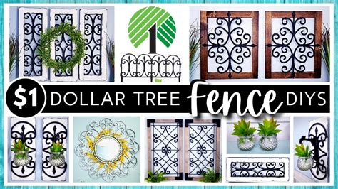 Top Best Dollar Tree Diys Using A Garden Fence Home Decor Ideas