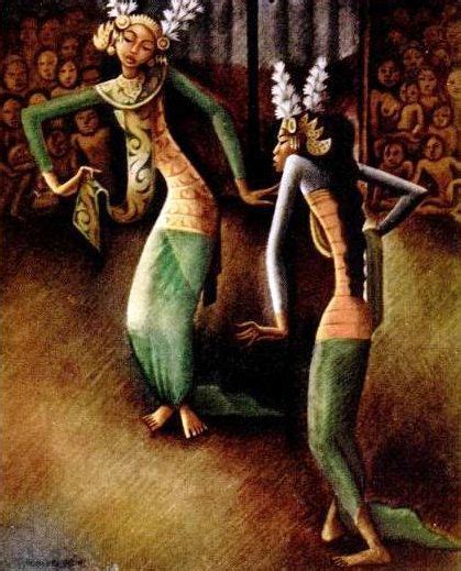 Miguel Covarrubias Artist El Bable Bali Painting Indonesian Art