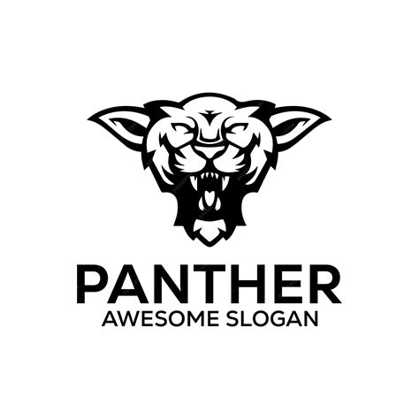 Premium Vector Panther Simple Mascot Abstract Logo Design Illustration