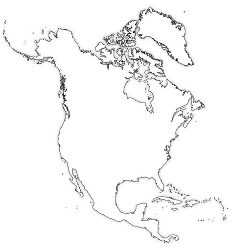 Mapa Konturowa Ameryki P Nocnej Mapykonturowe