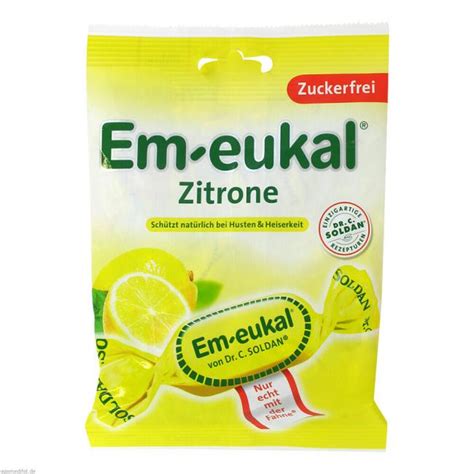 EM EUKAL Bonbons Zitrone Zuckerfrei 75 G Preisvergleich PZN 3165977