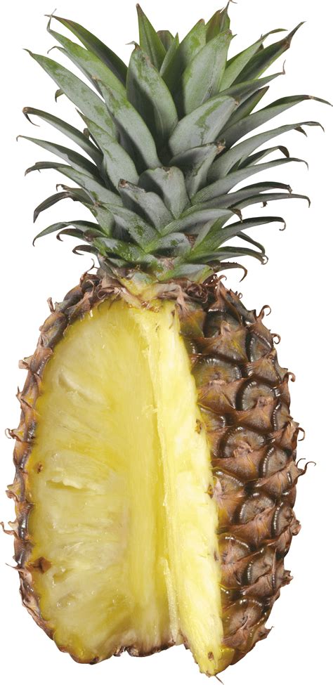 Ananas Coupé PNG transparents StickPNG