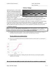 Lab Velocity Change Doc Livephoto Physics Activity Name Halee