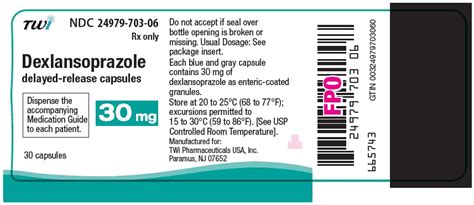 DEXLANSOPRAZOLE DELAYED RELEASE Dexlansoprazole Capsule Delayed Release