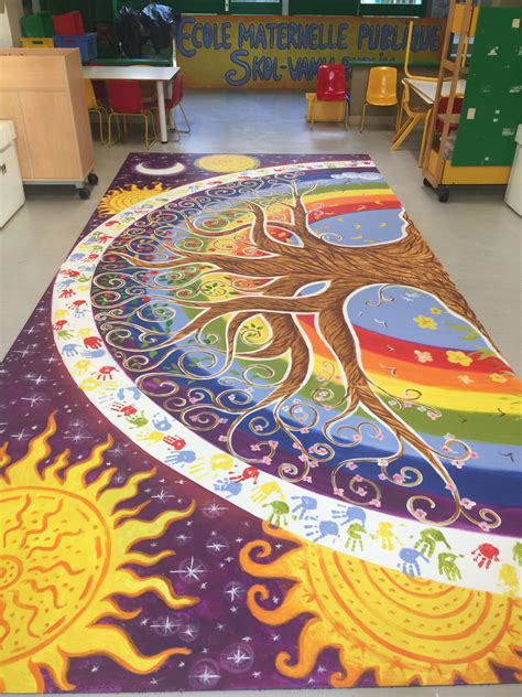 Fresque Pour L Cole Maternelle Publique D Elliant Loriane Le Grand