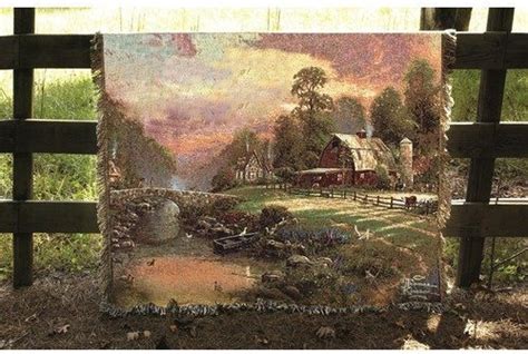 725734519535 Manual Woodworkers And Weavers Thomas Kinkade Tapestry