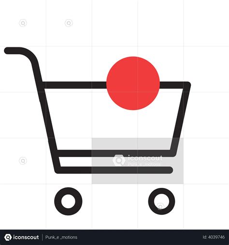 Shopping Cart Animated Icon download in JSON, LOTTIE or MP4 format