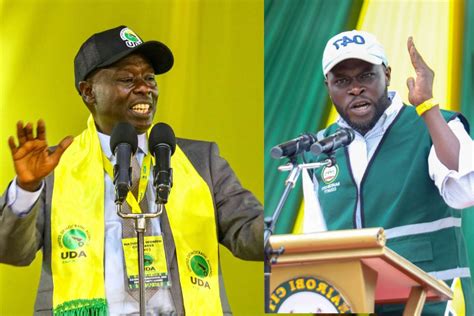 Dp Rigathi Gachagua And Johnson Sakaja Camps Jostle Ahead Of Uda Polls