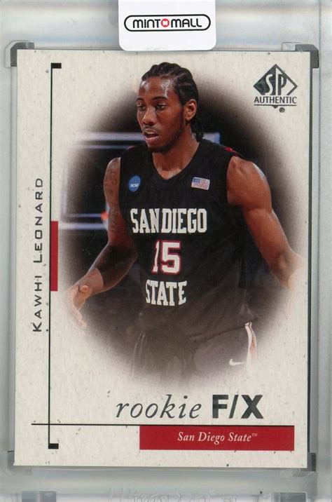 Mint Upper Deck Sp Authentic Kawhi Leonard