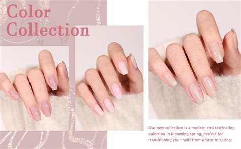 Amazon Shoyum Nude Pink Gel Nail Polish Set Colors Neutral