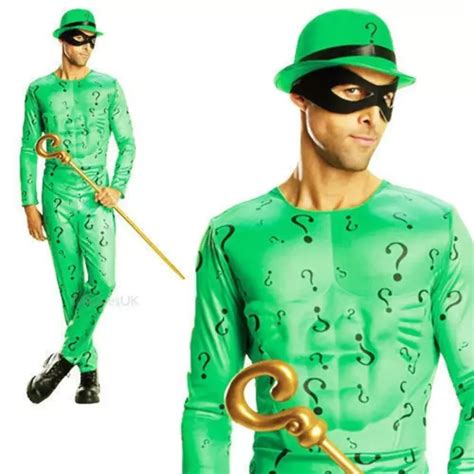 Sous Licence Riddler Batman D Guisement Super H Ro Adulte Hommes Dc