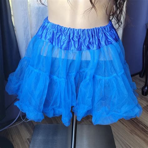 Us Shipping Only Royal Blue Tulle Petticoat Depop