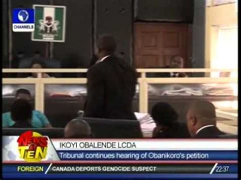 Ikoyi Obalende Lcda Tribunal Continues Hearing Of Obanikoro S Petition