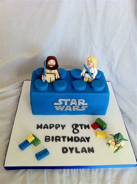 13 Super Cute And Fun Lego Star Wars Cakes Ideas Lovely Little House