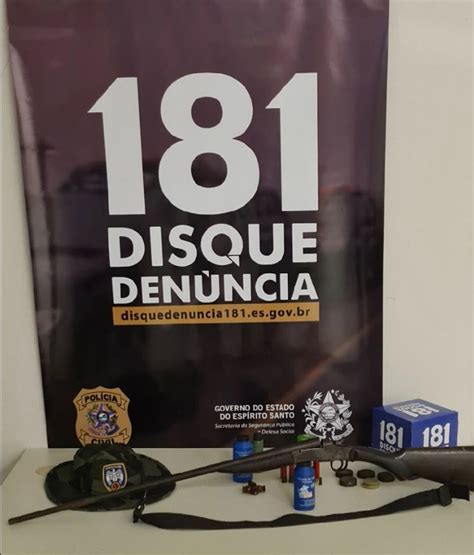 Disque Denúncia 181 Bpma Apreende Arma MuniÇÕes E PÁssaros