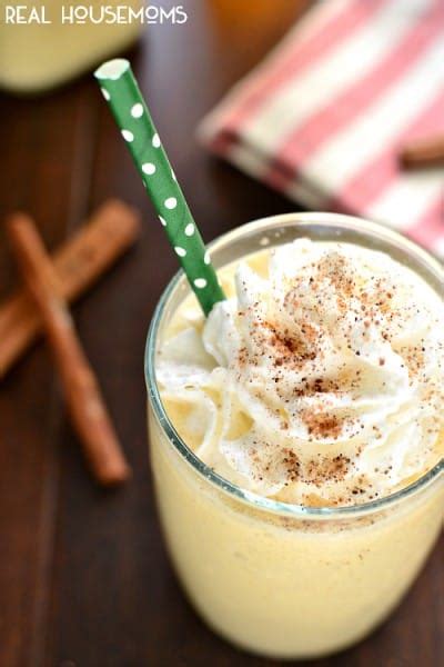 Boozy Eggnog Milkshake ⋆ Real Housemoms