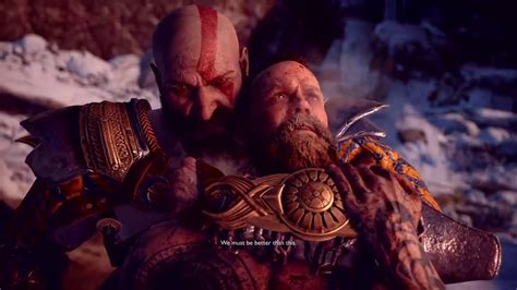 God Of War 4 Kratos Vs Baldur Boss Fight 3 Kratos Kill Baldur Youtube