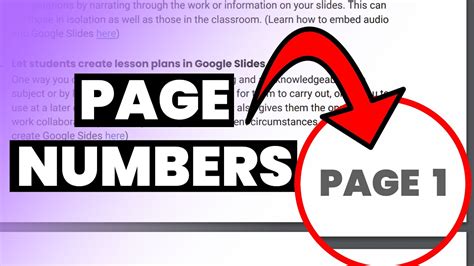 How To Add Page Numbers In Google Docs Youtube