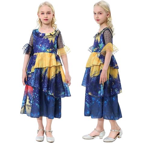 Girls Isabella Costume Princess Dress Cosplay Costume Party Dress Up ...