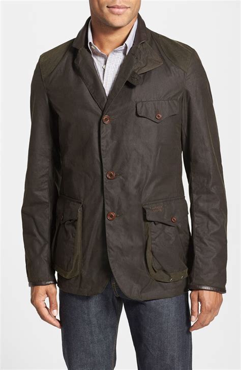 Barbour Beacon Slim Fit Waxed Cotton Sport Jacket Nordstrom