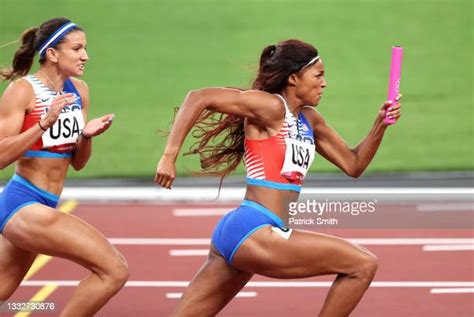 Womens 4x100 Relay Photos And Premium High Res Pictures Getty Images