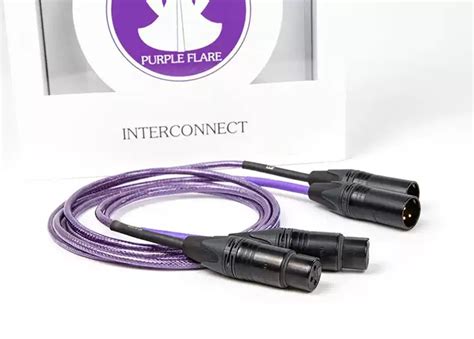 Nordost Purple Flare XLR Analog Interconnect Cable 1 5 Meter Made In USA