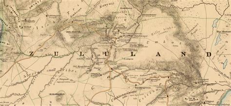 Military Map Of Zululand The Map House