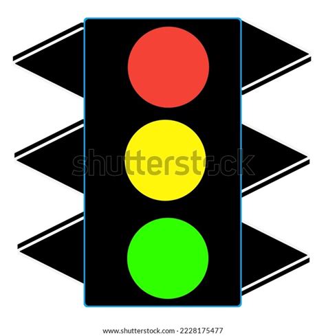 Traffic Light Signal Icon Illustration Led Stock Illustration ...