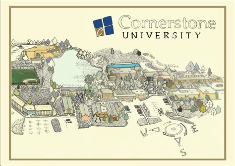 Cornerstone Unviersity Campus Map by Cornerstone University - Issuu